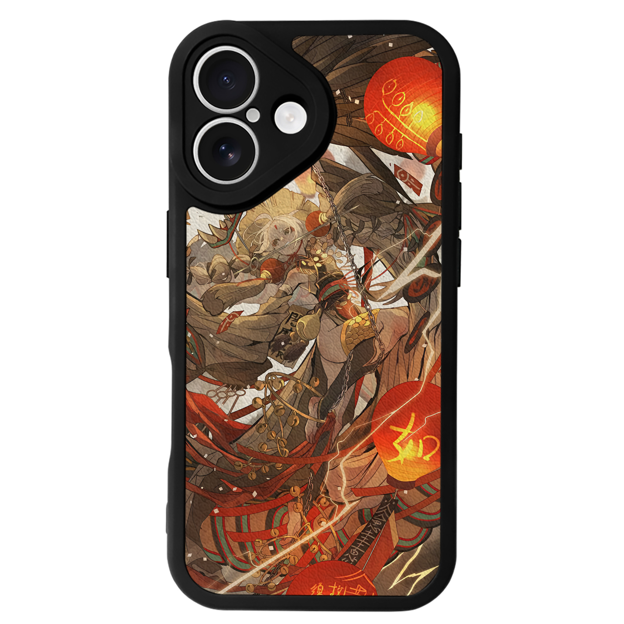 （画像用） 刀剣乱舞 Touken Ranbu 【iPhone 16シリーズ対応】シリコンスマホケース（レザー調） 材質：シリコン